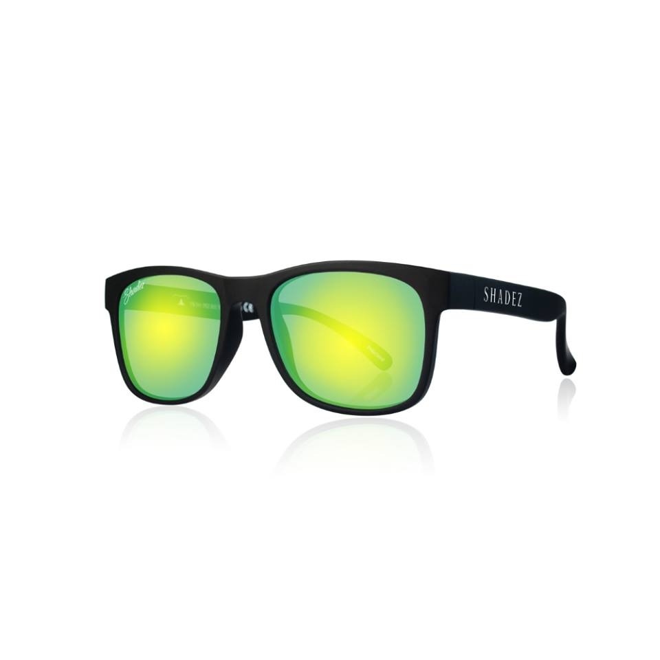 【瑞士SHADEZ】兒童太陽眼鏡〈頂級偏光款〉(年齡3-7)-SHZ406黑框湖水綠