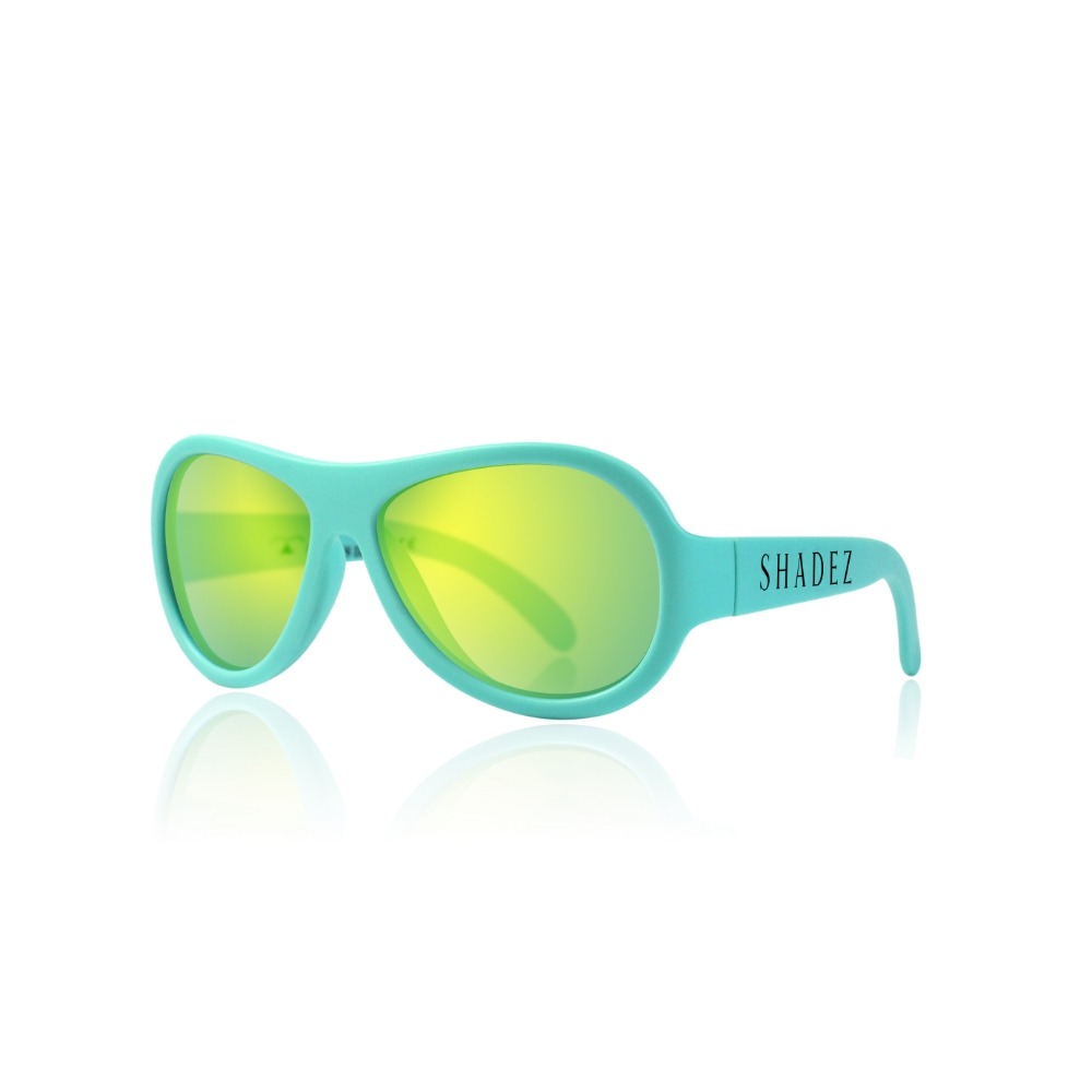【瑞士SHADEZ】兒童太陽眼鏡〈平光款〉(年齡3-7)-SHZ57湖光藍綠