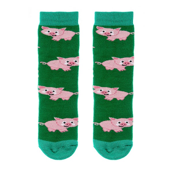 全新清倉/英國Squelch滑靴型襪(S_Piggie)小豬