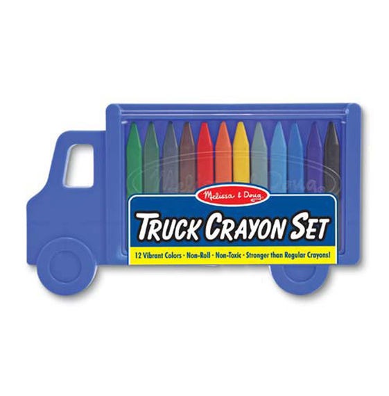 12色蠟筆組~卡車