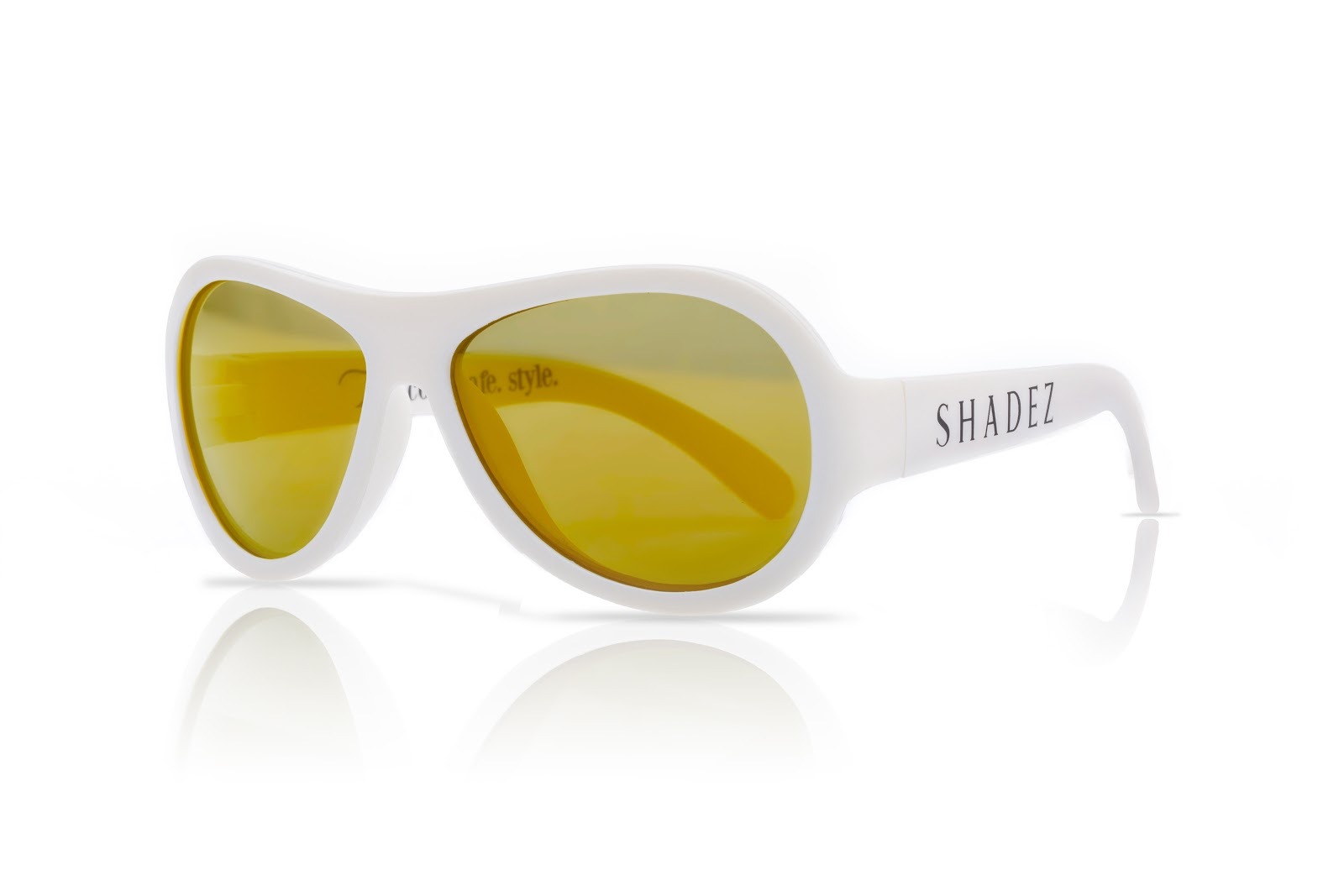 【瑞士SHADEZ】兒童太陽眼鏡〈平光款〉(年齡0-3)-SHZ10純淨白