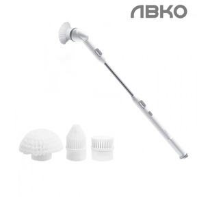 【韓國OHELLA】Neospin第一代_無線浴室清掃機-OBC-AW09WH(含專用刷頭三件組)