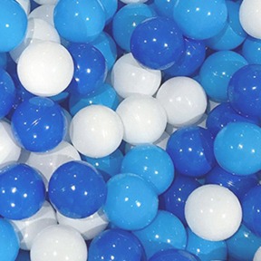 Bluemo 馬卡龍海洋球100入-藍色馬卡龍