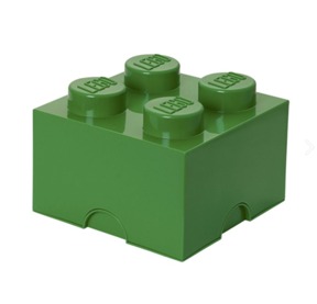 4格收納盒-深綠色