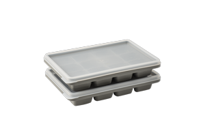【韓國昌信】SENSE冰箱食品分裝盒(12格)- 灰色