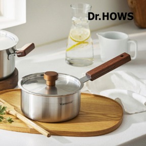 【韓國Dr.HOWS】WARM WOOD 不鏽鋼單把鍋(16cm)