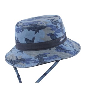澳洲 Millymook & Dozer 小童帽（男）- 迷彩鯊魚雙面漁夫帽 HBB-0143