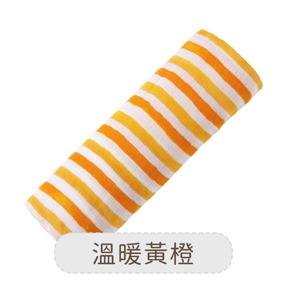 美國 Malabar baby 溫暖黃橙-有機棉包巾(1入)