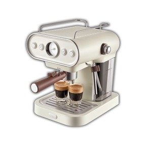 D-mo復古義式雙膠囊咖啡機-復古白