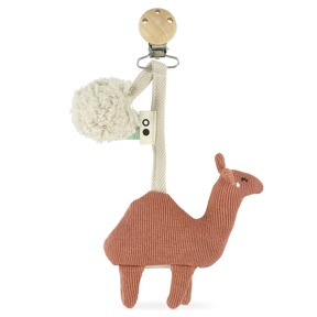 比利時Trixie 恬織有機棉推車玩具-漫步駱駝