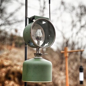 【韓國ABOUT LIFE】LUMOS瓦斯露營燈(含瓦斯罐罩)_卡其綠