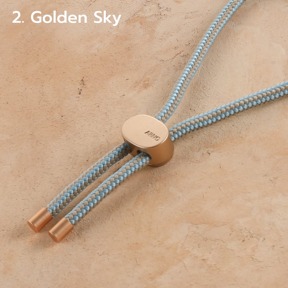 【韓國ARNO】HANDY 可拆式手腕掛繩- 灰藍Golden Sky