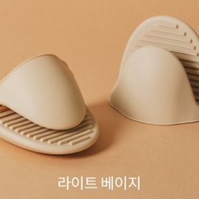 【韓國Dr.HOWS】DAILY 矽膠隔熱手套2入組-淺米色
