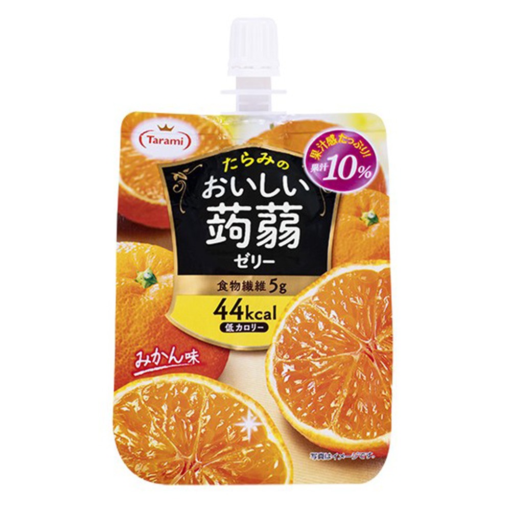 美味蒟蒻果凍吸-甜橙(1盒6入）