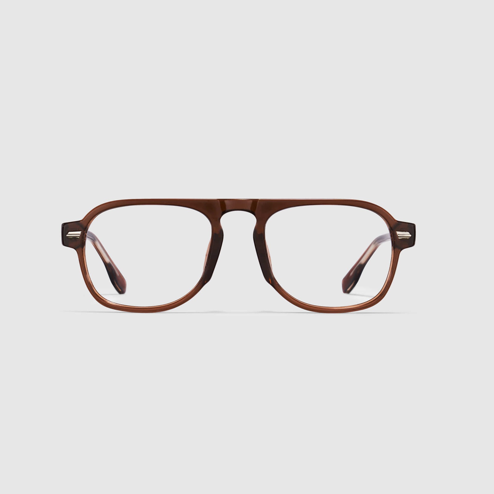 平光眼鏡-PERROW_BROWN CRYSTAL(BE0174)