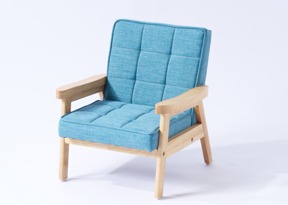 單人清新藍（貓抓布）