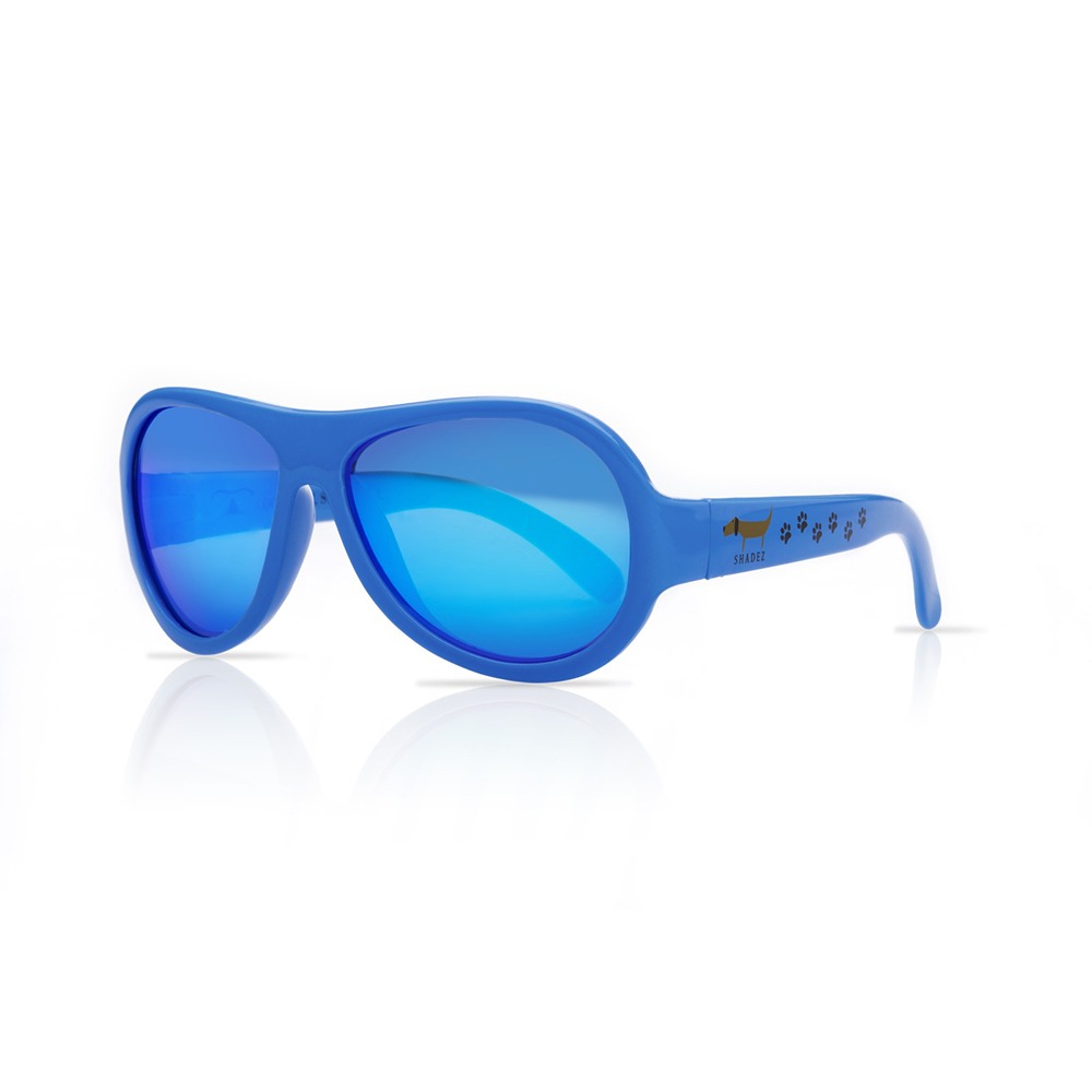 【瑞士SHADEZ】兒童太陽眼鏡〈平光款〉(年齡0-3)-SHZ40藍色臘腸