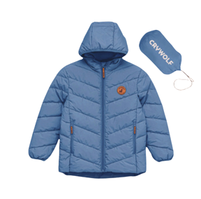 輕飄蓬蓬保暖外套-晴天藍3歲